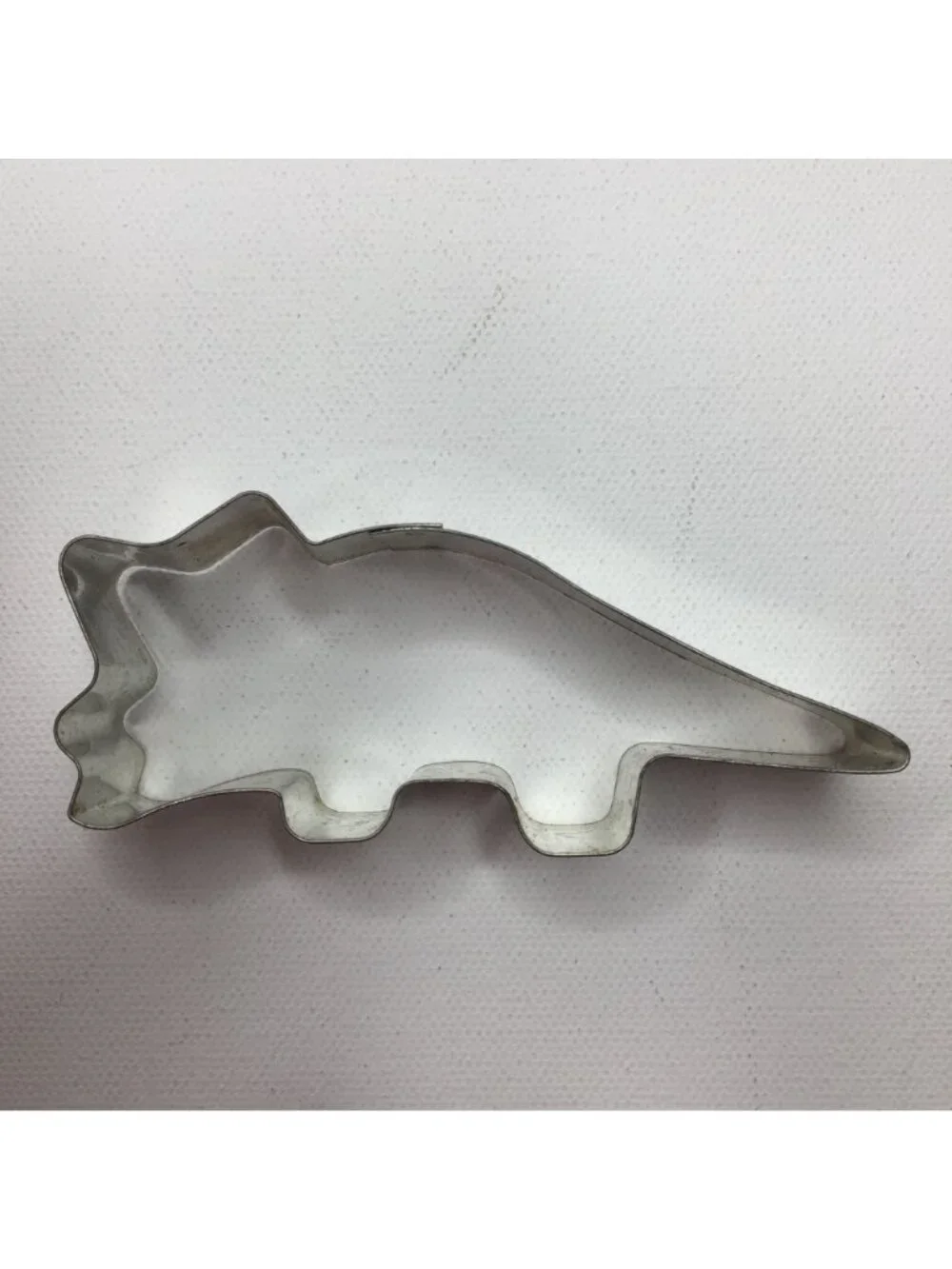 Set Of 6 Dinosaur & Dolphin Metal Cookie Cutters For Baking & Crafts